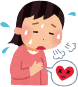 消化器の症状のイラスト